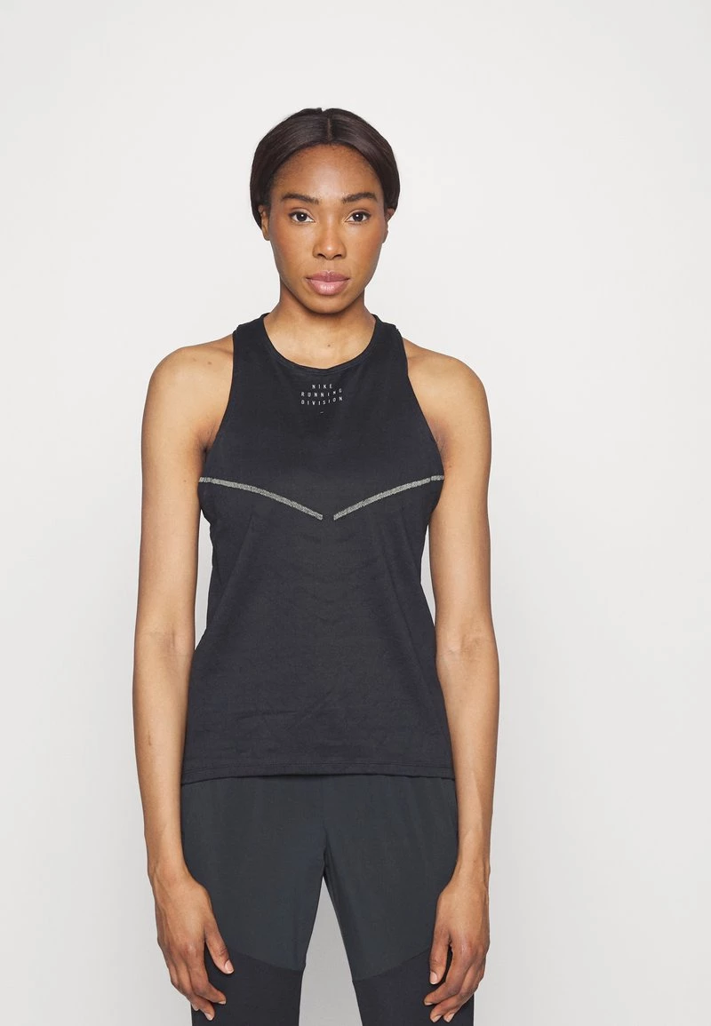 Nike Performance Damen RUN TANK - Top - Black 1 Nike Performance Damen RUN TANK - Top - Black