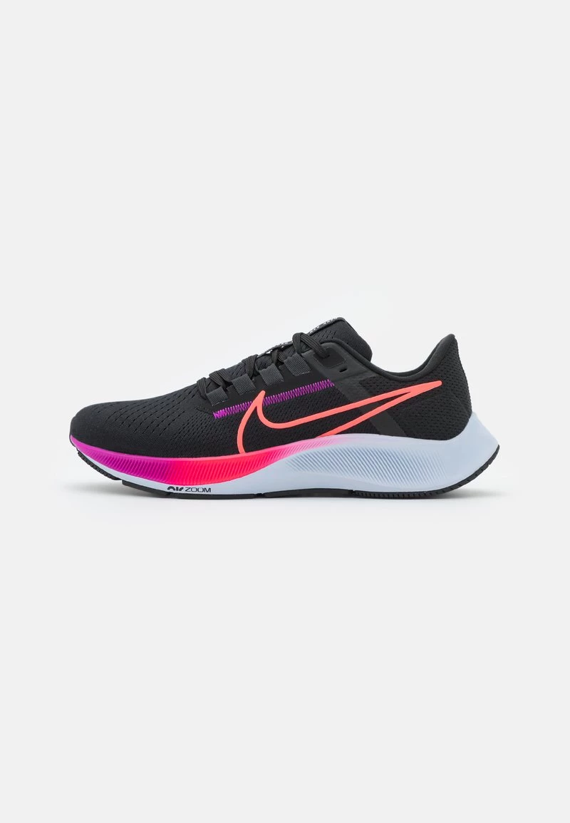 Nike Performance Herren AIR ZOOM PEGASUS 38 - Laufschuh Neutral - Black/flash Crimson/off Noir/hyper Violet/football Grey 1 Nike Performance Herren AIR ZOOM PEGASUS 38 - Laufschuh Neutral - Black/flash Crimson/off Noir/hyper Violet/football Grey
