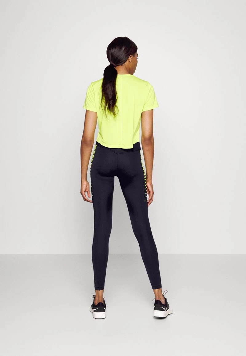Nike Performance Damen ONE - Tights - Black/atomic Green/white 3 Nike Performance Damen ONE - Tights - Black/atomic Green/white – Bild 3