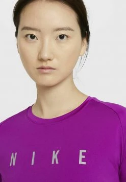 Nike Performance Damen MILER - T-Shirt Print - Red Plum -Angebote Nike Store 9006f69481174af39c07f66d2352a513