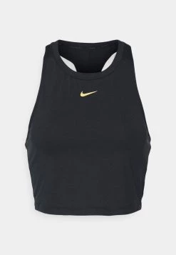 Nike Performance Damen ONE LUXE - Top - Black/metallic Gold -Angebote Nike Store 905f6ed769b140dcaaa781471c6ae750