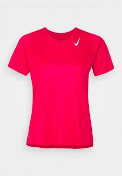 Nike Performance Damen RACE - Sport T-shirt - Mystic Hibiscus/reflective Silver -Angebote Nike Store 9085335e8e4449ea9a599dfa3f89da88