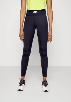 Nike Performance Damen ONE - Tights - Black/atomic Green/white