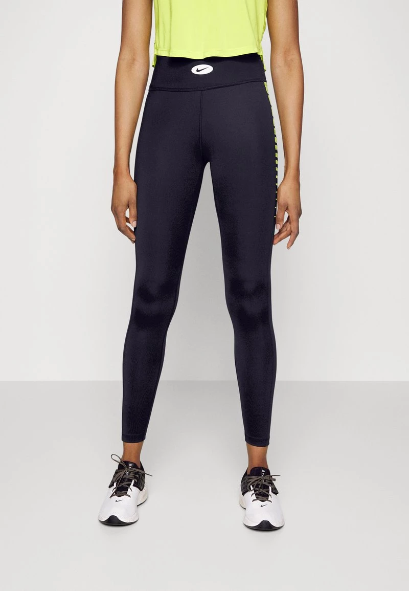 Nike Performance Damen ONE - Tights - Black/atomic Green/white 1 Nike Performance Damen ONE - Tights - Black/atomic Green/white