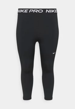 Nike Performance Damen CROP PLUS - Tights - Black/white