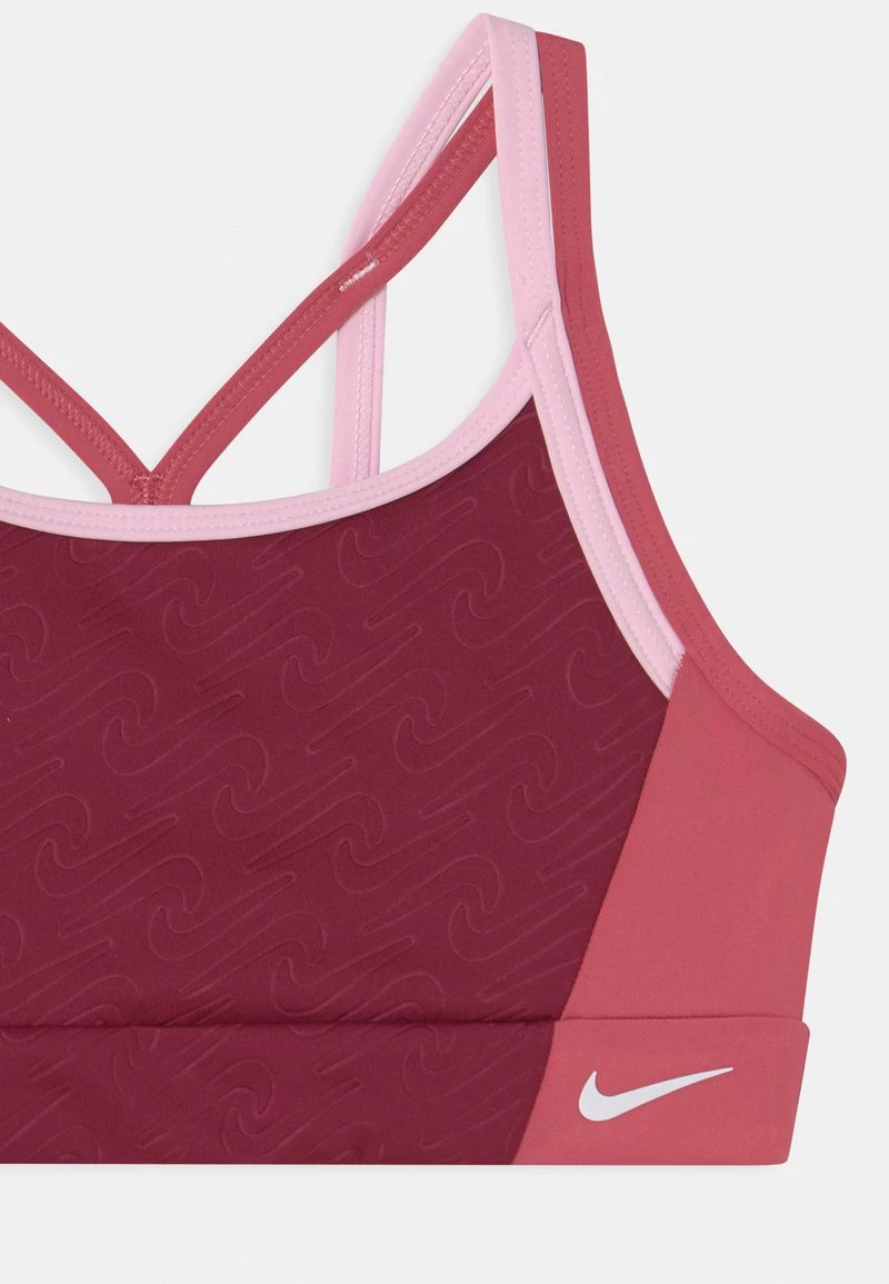 Nike Performance Kinder INDY BRA - Sport BH - Rush Maroon/archaeo Pink/pink Foam/white 3 Nike Performance Kinder INDY BRA - Sport BH - Rush Maroon/archaeo Pink/pink Foam/white – Bild 3