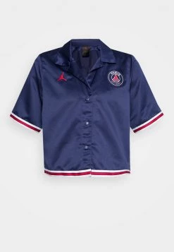 Nike Performance Damen PARIS ST GERMAIN SOLID - Hemdbluse - Midnight Navy/university Red -Angebote Nike Store 926c4294b1b342ed9b367bf97f7259ef