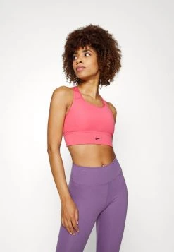 Nike Performance BRA - Sport-BH Mit Mittlerer Stützkraft - Archaeo Pink/black | Damen -Angebote Nike Store 92aae57f021a4c3b94cfe763472864a4