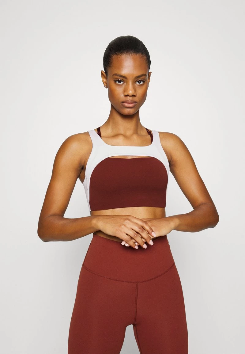 Nike Performance INDY BRA - Sport-BH Mit Leichter Stützkraft - Oxen Brown/doll/iris Whisper | Damen 1 Nike Performance INDY BRA - Sport-BH Mit Leichter Stützkraft - Oxen Brown/doll/iris Whisper | Damen