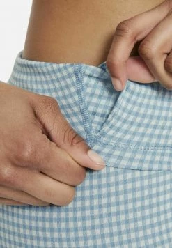 Nike Performance Damen GINGHAM CROP - Tights - Sail/cerulean/cerulean 11 Nike Performance Damen GINGHAM CROP - Tights - Sail/cerulean/cerulean -Angebote Nike Store 9366a0751bef46368ef0c8f5d6b97a3c