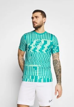 Nike Performance Herren DRY - T-Shirt Print - Light Dew/aquamarine/white