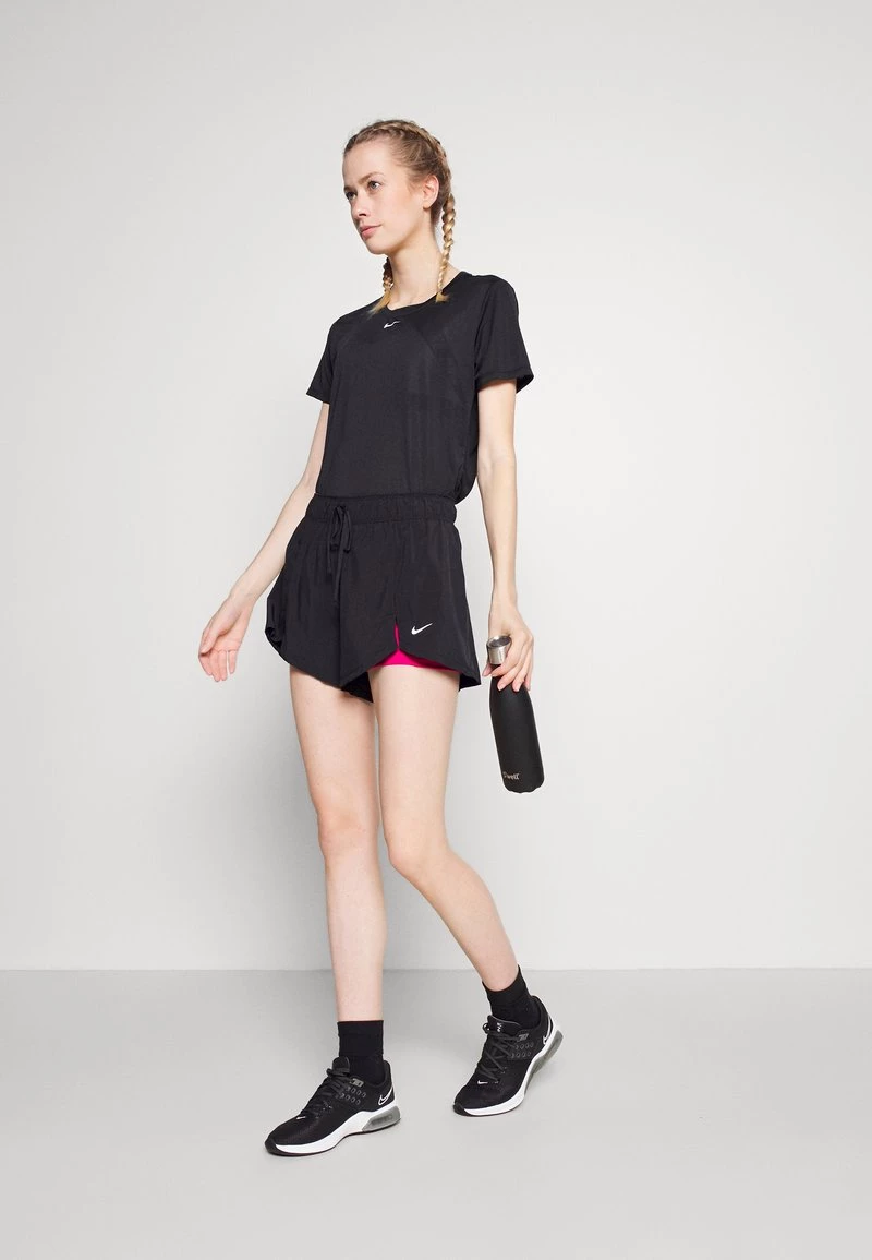 Nike Performance Damen ONE - Sport T-shirt - Black/white 2 Nike Performance Damen ONE - Sport T-shirt - Black/white – Bild 2