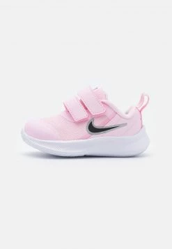 Nike Performance STAR RUNNER 3 UNISEX - Laufschuh Neutral - Pink Foam/black/metallic Silver