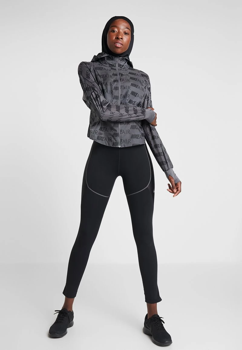 Nike Performance Damen PRO HIJAB - Kopftuch - Black/white 2 Nike Performance Damen PRO HIJAB - Kopftuch - Black/white – Bild 2