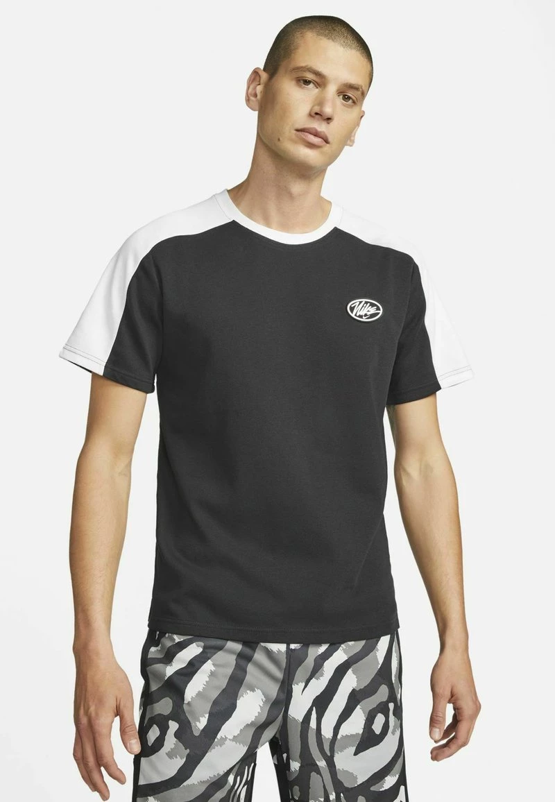 Nike Performance Herren T-Shirt Print - Black White White 1 Nike Performance Herren T-Shirt Print - Black White White