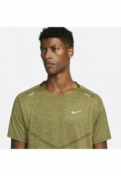Nike Performance Herren TECHKNIT ULTRA - T-Shirt Print - Rough Green/coriander -Angebote Nike Store 9581fa31ded44eb7829983a5e013edb0