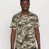 Nike Performance TEE CAMO - T-Shirt Print - Khaki | Herren
