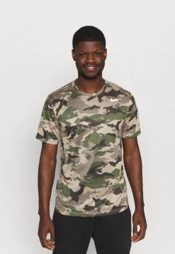 Nike Performance TEE CAMO - T-Shirt Print - Khaki | Herren