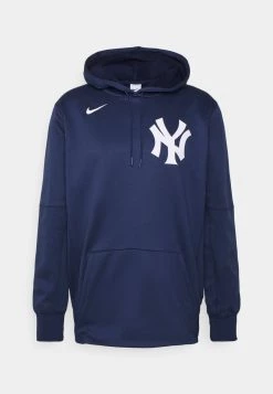Nike Performance Herren NEW YORK YANKEES WORDMARK THERMA PERFORMANCE - Kapuzenpullover - Midnight Navy -Angebote Nike Store 95a6d832c5974fa4a937232c1ca5e0d5