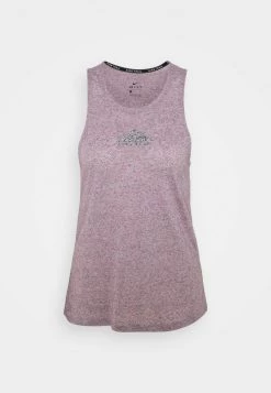 Nike Performance Damen CITY SLEEK TANK TRAIL - Sport T-shirt - Team Red/iron Grey Heather/reflective Silver -Angebote Nike Store 95b53f4dee6d4d8b83f4be8b7816d0de