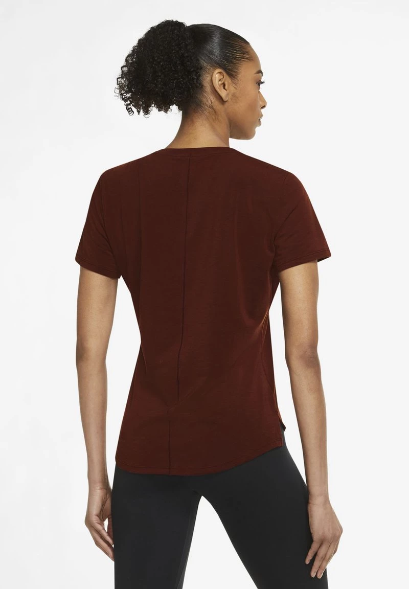 Nike Performance Damen ONE LUXE - T-Shirt Basic - Bronze Eclipse Reflective Silv 2 Nike Performance Damen ONE LUXE - T-Shirt Basic - Bronze Eclipse Reflective Silv – Bild 2