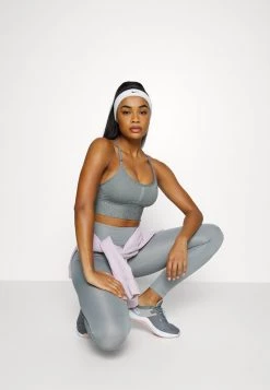 Nike Performance INDY BRA - Sport-BH Mit Mittlerer Stützkraft - Smoke Grey/pure/black | Damen -Angebote Nike Store 960247723ef140a28e94baab9e15ae50
