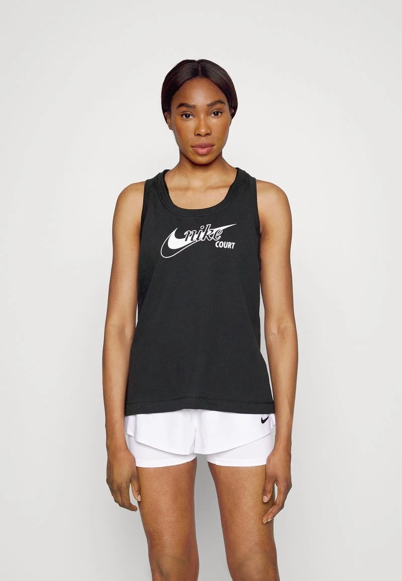 Nike Performance Damen TANK TENNIS - Top - Black 1 Nike Performance Damen TANK TENNIS - Top - Black