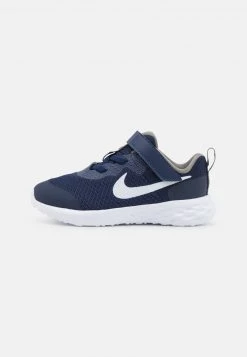 Nike Performance REVOLUTION 6 TDV UNISEX - Laufschuh Neutral - Midnight Navy/white/flat Pewter