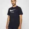 Nike Performance TEE - T-Shirt Print - Black/white | Herren