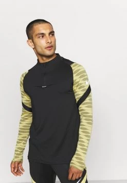 Nike Performance STRIKE DRIL - Langarmshirt - Saturn Gold/black/white | Herren