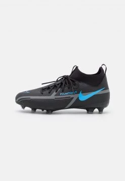 Nike Performance JR PHANTOM GT2 ACADEMY DYNAMIC FIT FG/MG UNISEX - Fußballschuh Nocken - Black/iron Grey