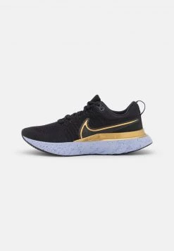 Nike Performance Damen Laufschuh Neutral - Black/metallic Gold/ghost/dark Smoke Grey