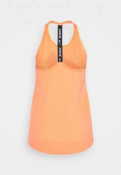 Nike Performance Damen DRY ELASTIKA - Sport T-shirt - Bright Mango/black -Angebote Nike Store 991502b800064808ae5b5f3c0a8daaa2