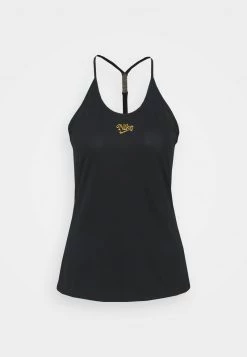 Nike Performance Damen FEMME ELASTIKA TANK - Top - Black/metallic Gold -Angebote Nike Store 99327420a33d4b90babf34722c1840fb