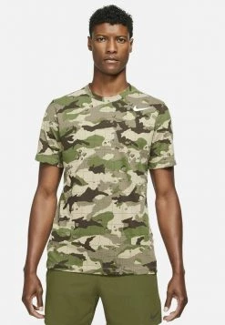 Nike Performance Herren DRI-FIT TRAINING - T-Shirt Print - Khaki