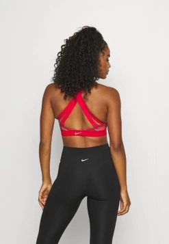Nike Performance Damen KENYA IMPACT STRAPPY BRA - Sport-BH Mit Starker Stützkraft - Chile Red/university Red/white -Angebote Nike Store 9980b8188c244f90bf7983f7cba74e30
