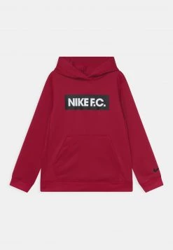 Nike Performance FC LIBERO HOODIE UNISEX - Sweatshirt - Mystic Hibiscus/white/black