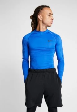 Nike Performance Herren PRO TIGHT MOCK - Langarmshirt - Game Royal/black