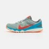 Nike Performance JUNIPER TRAIL - Laufschuh Trail - Dusty Sage/habanero Red/smoke Grey/mint Foam/laser Blue/total Orange | Herren