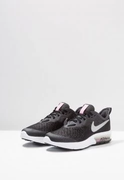 Nike Performance AIR MAX SEQUENT 4 - Laufschuh Neutral - Black/metallic Silver/anthracite/white | Unisex -Angebote Nike Store 99ec86492a154accabf904674406662b