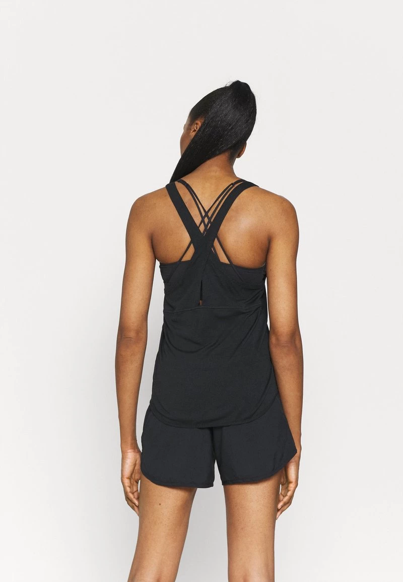 Nike Performance Damen BREATHE TANK COOL - Top - Black/reflective Silver 3 Nike Performance Damen BREATHE TANK COOL - Top - Black/reflective Silver – Bild 3