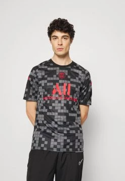 Nike Performance Herren PARIS ST. GERMAIN - T-Shirt Print - Black/siren Red