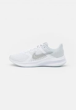 Nike Performance Damen DOWNSHIFTER 11 - Laufschuh Stabilität - White/metallic Silver/pure Platinum/wolf Grey