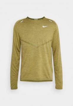 Nike Performance Herren TECHKNIT ULTRA - Langarmshirt - Rough Green/coriander Heather/reflective Silver -Angebote Nike Store 9b3d767c47d34368a9f5b135c476f79d