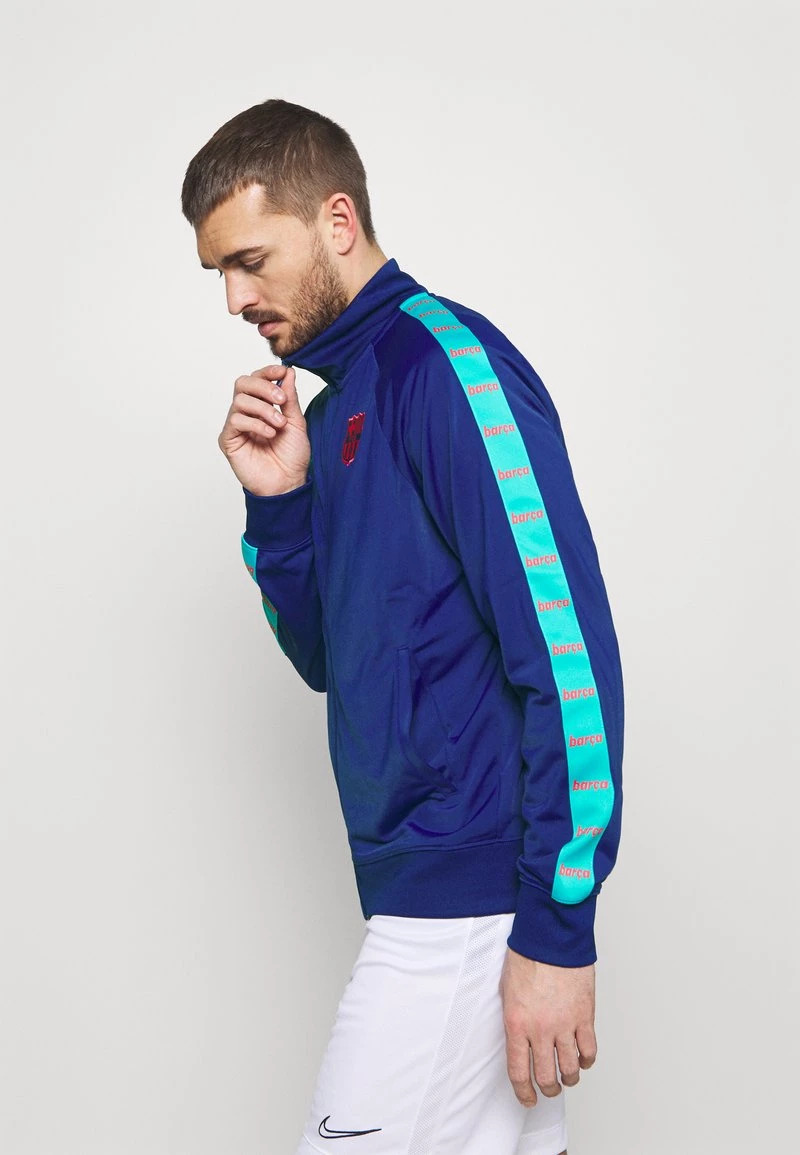 Nike Performance Herren FC BARCELONA TAPE - Trainingsjacke - Deep Royal Blue/oracle Aqua 4 Nike Performance Herren FC BARCELONA TAPE - Trainingsjacke - Deep Royal Blue/oracle Aqua – Bild 4