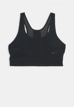 Nike Performance BRA - Sport-BH Mit Mittlerer Stützkraft - Black/dark Smoke Grey | Damen -Angebote Nike Store 9cae162b6c9c4d71be4124bb8d09c5b7