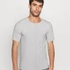 Nike Performance M NK DRY TOP - T-Shirt Basic - Smoke Grey/white/black | Herren