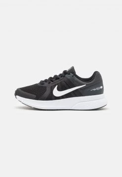 Nike Performance Damen RUN SWIFT 2 - Laufschuh Neutral - Black/white/dark Smoke Grey