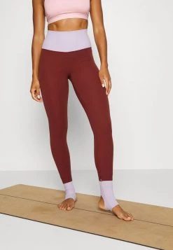 Nike Performance Damen LUXE 7/8 - Tights - Oxen Brown/doll/grey Fog