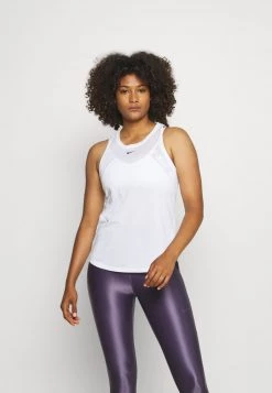 Nike Performance Damen ONE TANK - Top - White/black